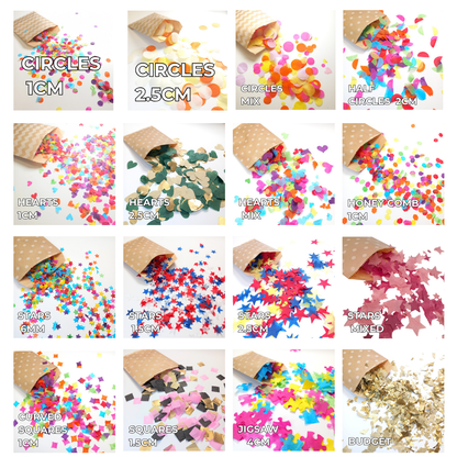 Biodegradable Wedding Confetti -  Lilac and White