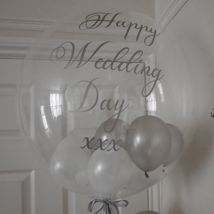 Bubble Balloon Vinyl Sticker - Wedding & Anniversary