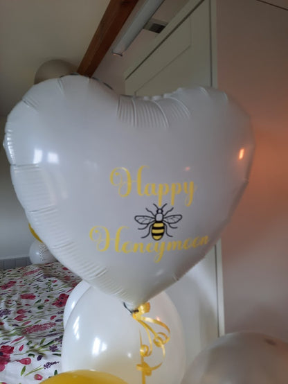 Foil Balloon Vinyl Sticker - Happy Birthday + Name & Age