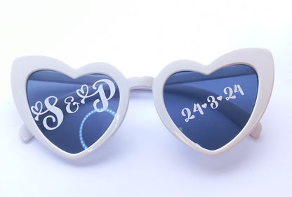 Wedding Sunglasses personalised with names or message