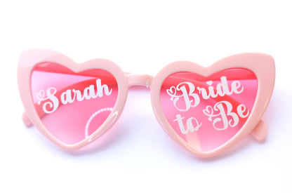 Wedding Sunglasses personalised with names or message