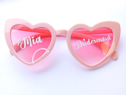 Wedding Sunglasses personalised with names or message