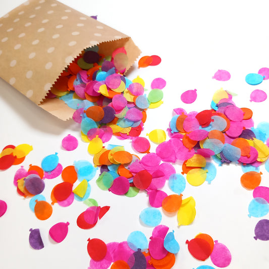 Biodegradable Balloon Wedding Confetti- Rainbow Mix