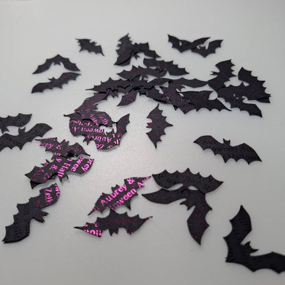 Halloween Gothic Table Confetti - Personalised