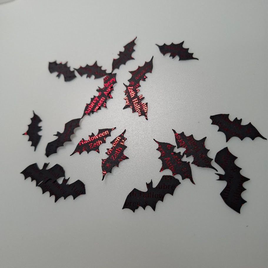 Halloween Gothic Table Confetti - Personalised