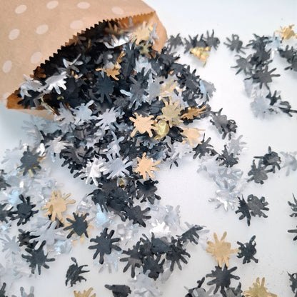 Biodegradable Tissue Paper Halloween  Gothic Wedding Confetti - Skulls - Spiders - Bats - Pumpkins