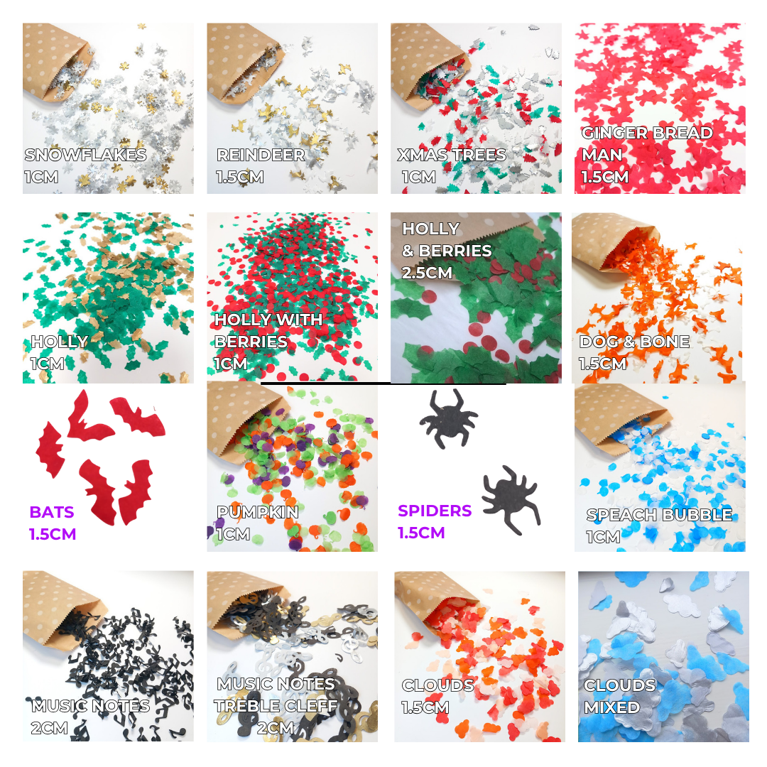 Biodegradable Wedding Confetti -  Lilac and White