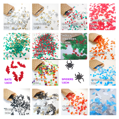 Biodegradable Wedding Confetti -  Lilac and White