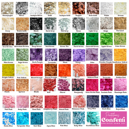 Biodegradable Wedding Confetti -  Lilac and White