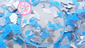 Biodegradable Clouds Wedding Confetti - select your own colours