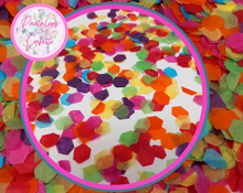 Load image into Gallery viewer, Biodegradable Honeycomb Wedding Confetti - select your own colours