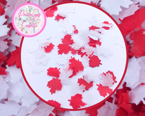 Biodegradable Maple Leaf Wedding Confetti - select your own colours