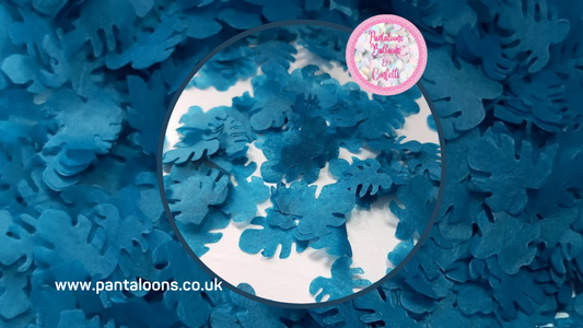 Biodegradable Wedding Confetti -  Teal Blue