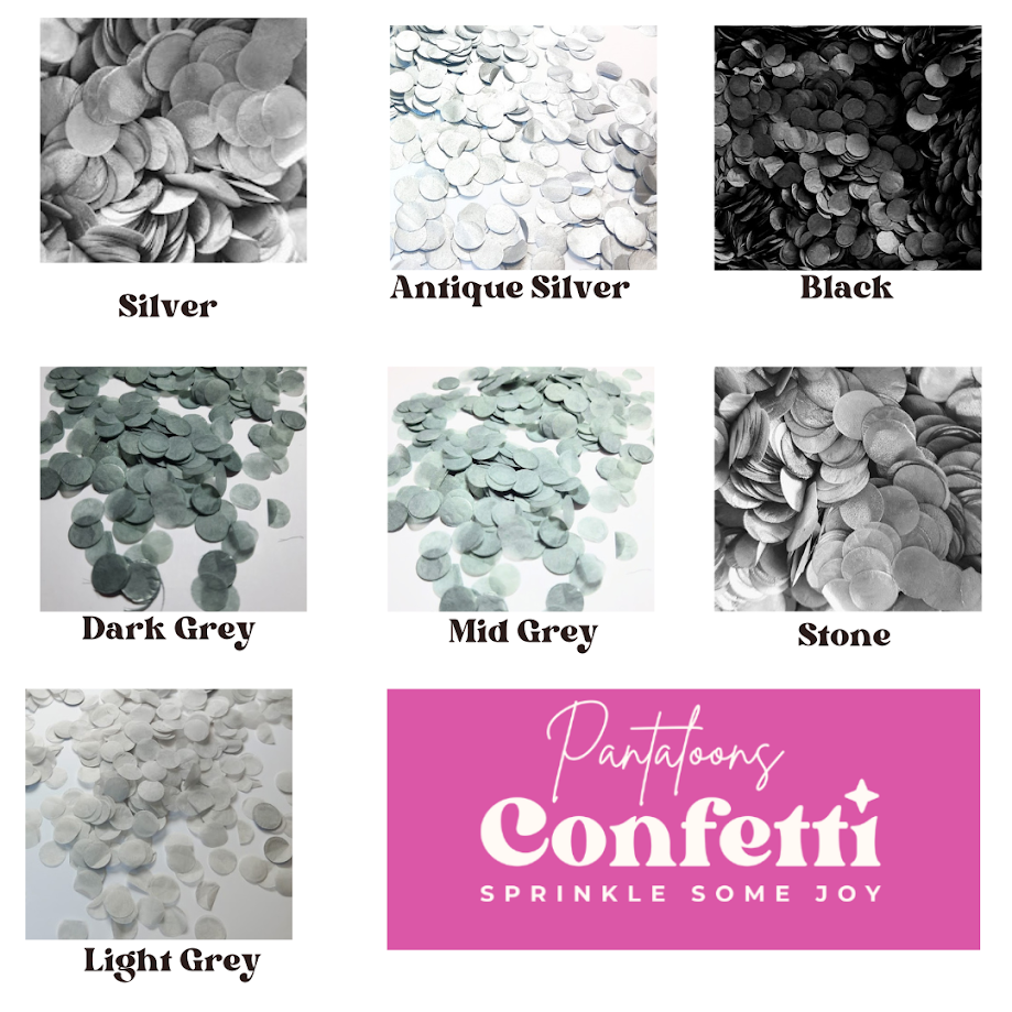 Biodegradable Wedding Confetti - Navy Blue and White