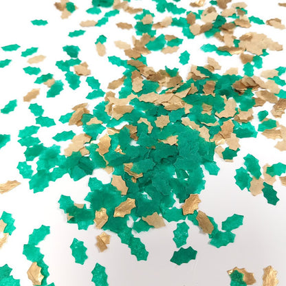 Biodegradable Christmas Holly Wedding Confetti