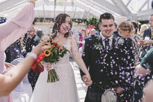 Load image into Gallery viewer, Biodegradable Wedding Confetti -  Purple, Pale Pink and Cream