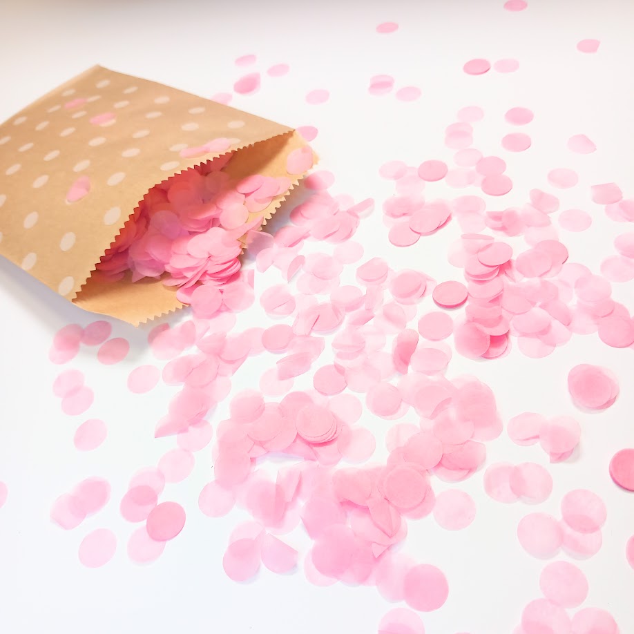 Biodegradable Wedding Confetti - Pale Pink