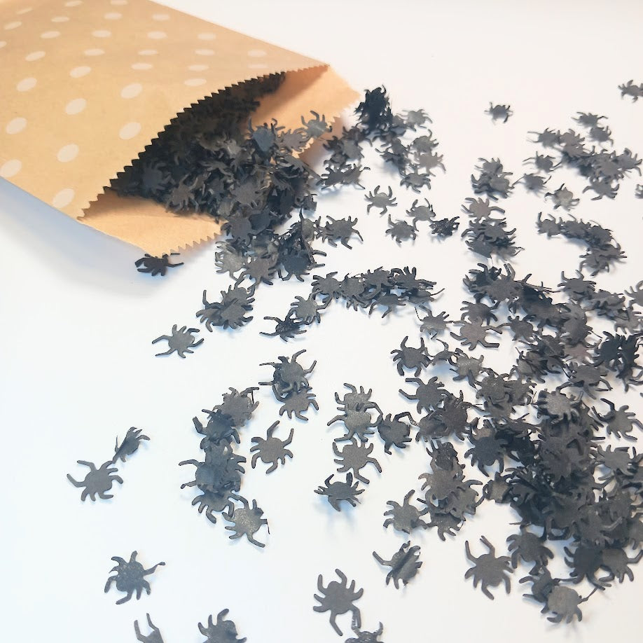 Eco friendly Biodegradable Halloween Spiders Confetti