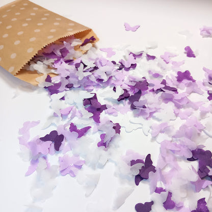 Biodegradable Wedding Confetti -  Purple, Lilac and White