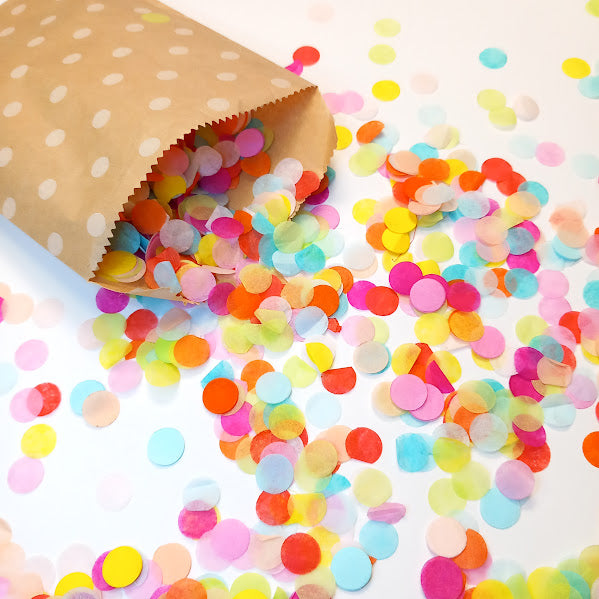 Biodegradable Tissue Paper Wedding Confetti - Spring Floral Mix