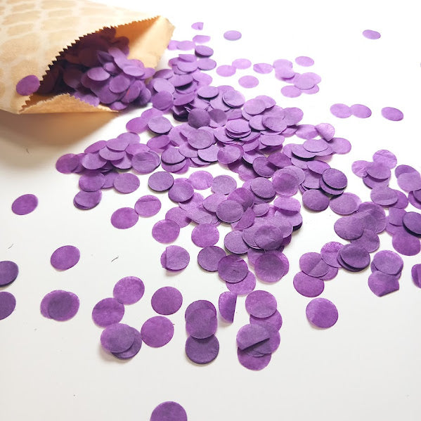 Biodegradable Wedding Confetti - Purple