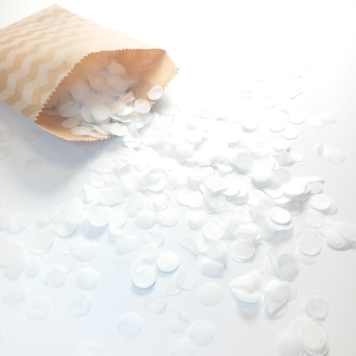 Biodegradable Wedding Confetti - White