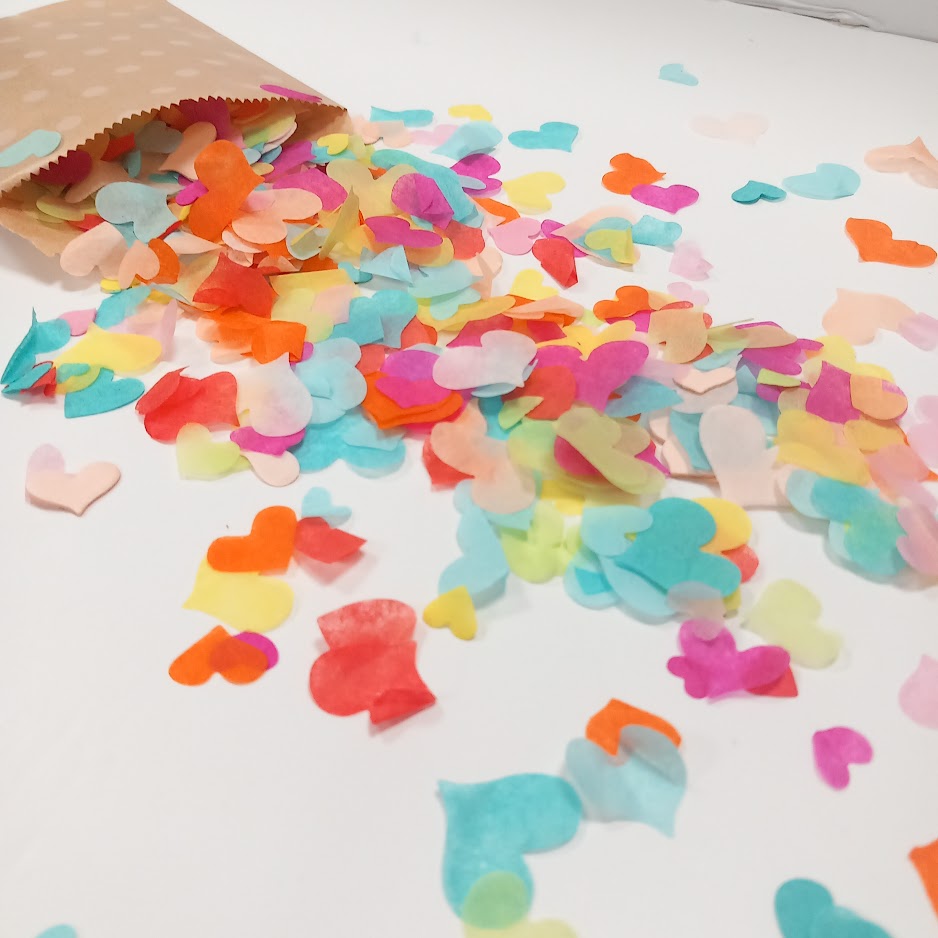 Biodegradable Tissue Paper Wedding Confetti - Spring Floral Mix