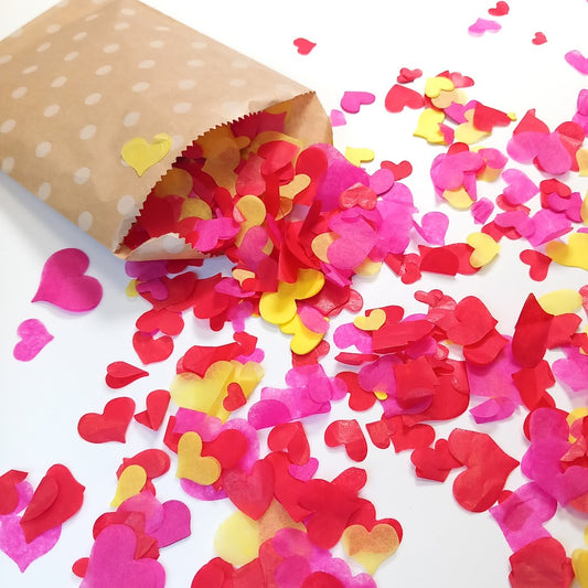 Biodegradable Balloon Wedding Confetti- Rainbow Mix