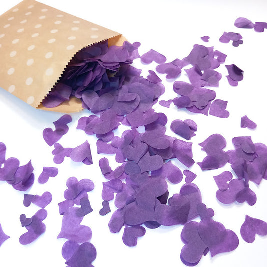 Biodegradable Wedding Confetti - Purple