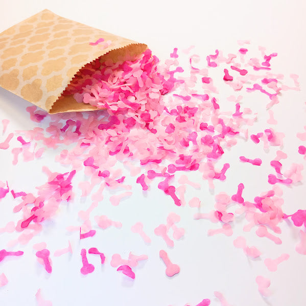 Biodegradable Hen Night Confetti | Stag Night Confetti | Party Confetti - Willy and Lips