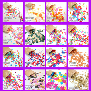 Biodegradable Wedding Confetti -  Pastel Rainbow Clouds