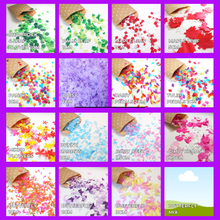 Load image into Gallery viewer, Biodegradable Wedding Confetti -  Pastel Rainbow Clouds