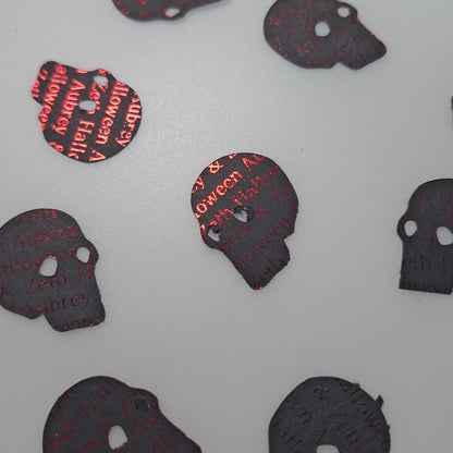 Halloween Gothic Table Confetti - Personalised