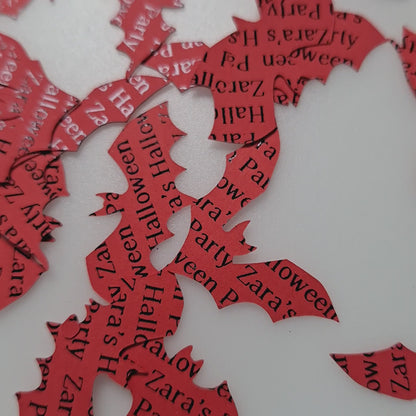 Halloween Gothic Table Confetti - Personalised