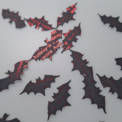 Halloween Gothic Table Confetti - Personalised