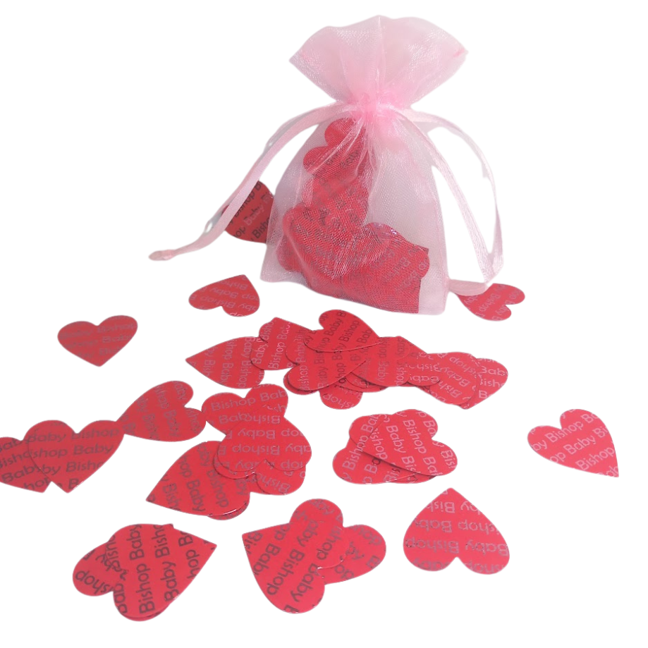 Personalised Table Confetti - Christening, Communion, Confirmation, Wedding, Birthday, Baby Shower, Hen Night