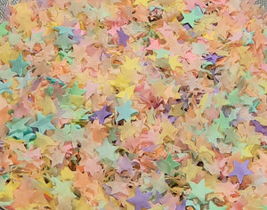 Eco Biodegradable  Wedding Star Confetti - Rainbow Pastel mix