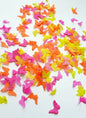 Eco Biodegradable  Butterfly Confetti - Fuchsia Pink, Yellow and Orange