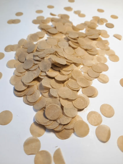 Eco Biodegradable Wedding Confetti - Caramel