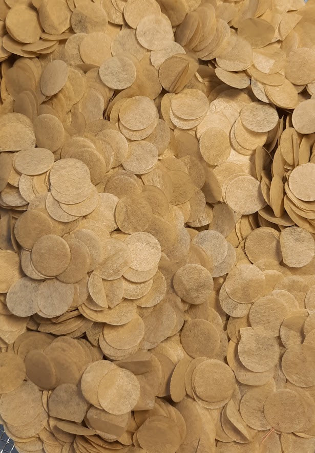 Eco Biodegradable Wedding Confetti - Caramel