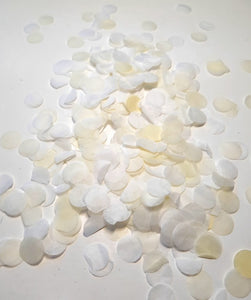Eco Biodegradable Wedding Confetti - White and Cream