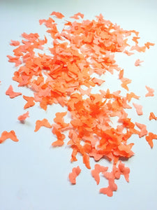 Eco Biodegradable  Butterfly Confetti - Coral and Orange