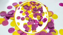 Load image into Gallery viewer, Biodegradable Wedding Confetti - Claret and Sunshine Yellow