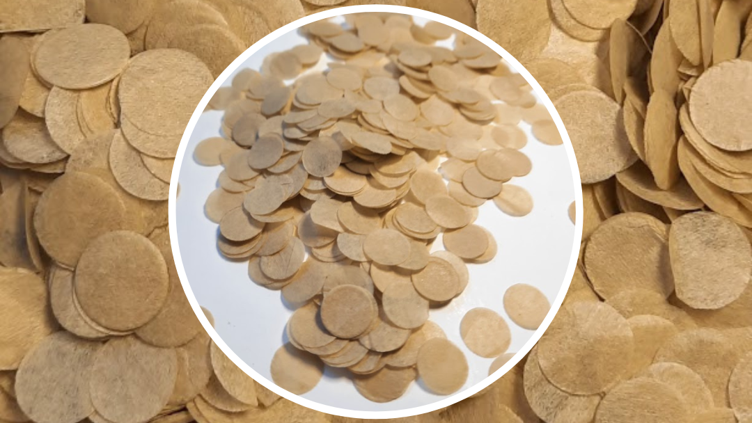 Eco Biodegradable Wedding Confetti - Caramel