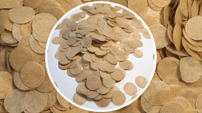 Eco Biodegradable Wedding Confetti - Caramel