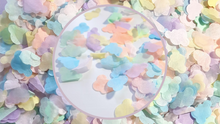 Load image into Gallery viewer, Biodegradable Wedding Confetti -  Pastel Rainbow Clouds
