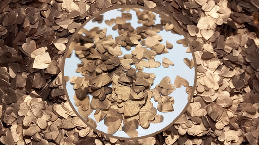 Biodegradable Wedding Confetti - Copper