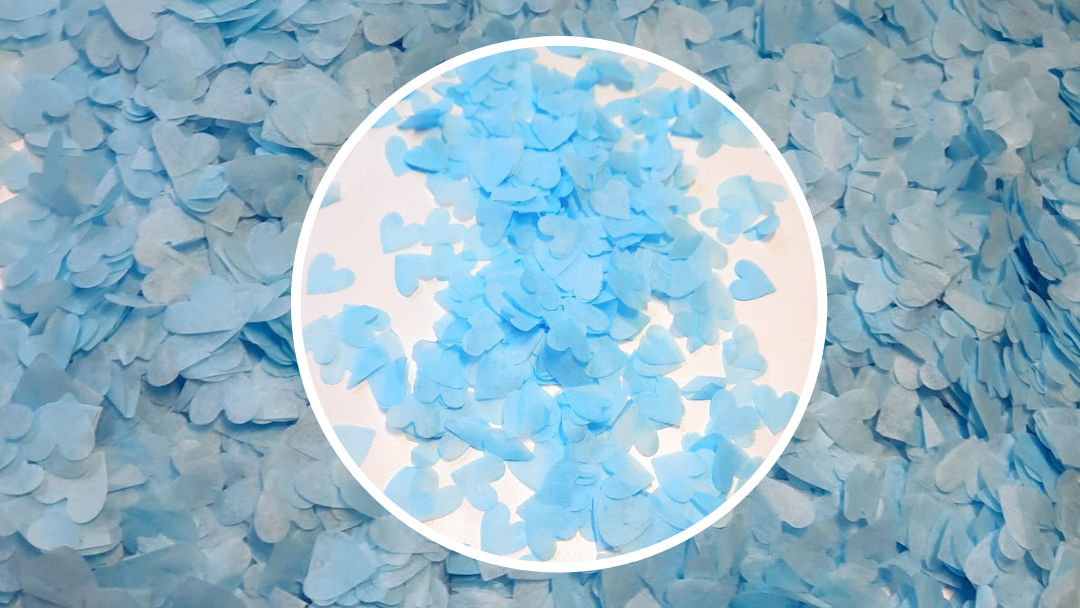 Biodegradable Wedding Confetti - Pale Blue