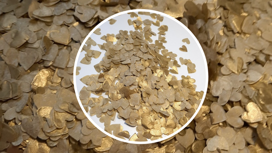 Biodegradable Wedding Confetti -  Gold