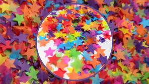Eco Biodegradable  Butterfly Confetti - Rainbow mix